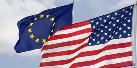 EU US FLAGS